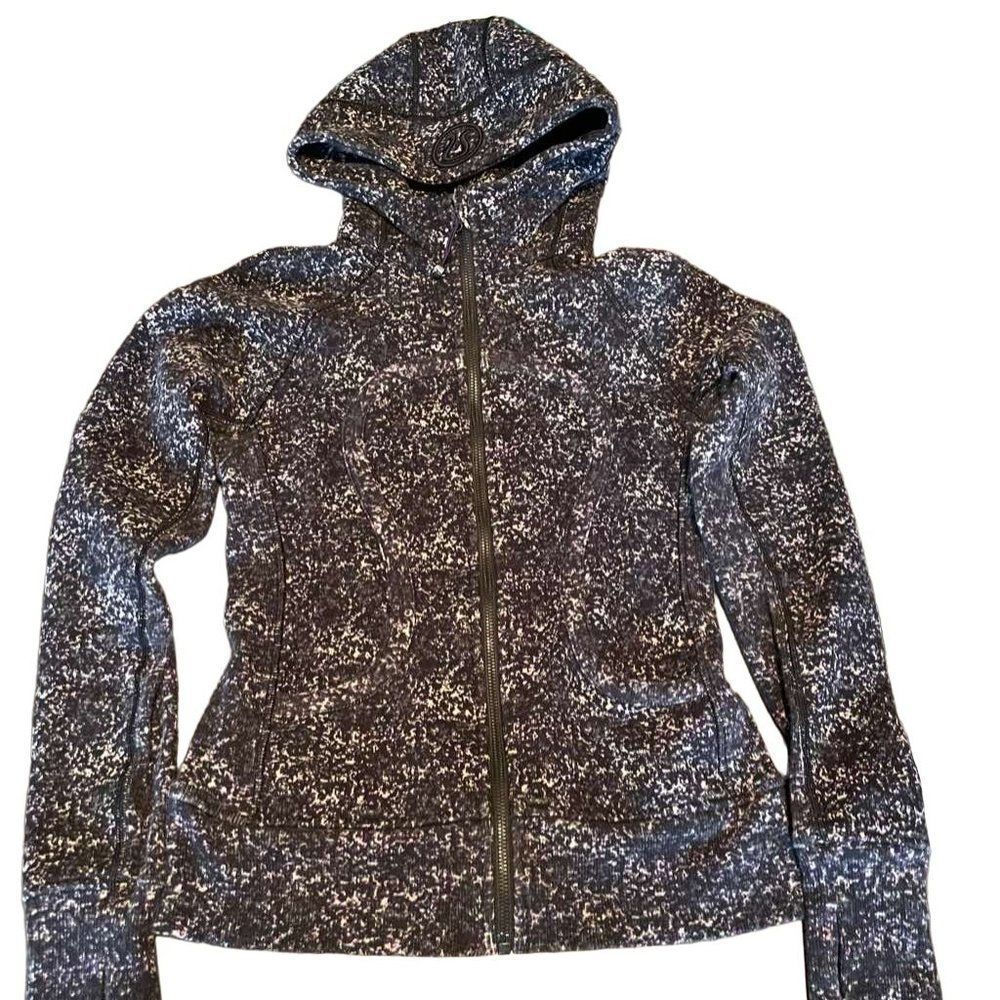 LULULEMON Scuba Hoodie *Purple/Black/White* Size 4